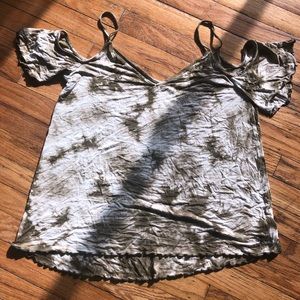 AEO Soft & Sexy Cut Out Shoulders Top